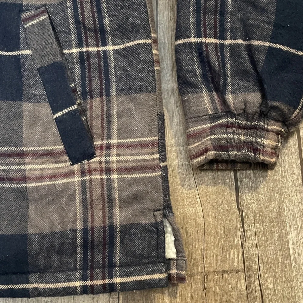 Northwest Territory Men's Plaid Zip-Up Jacket - Navy and gray - Picture 2 of 6